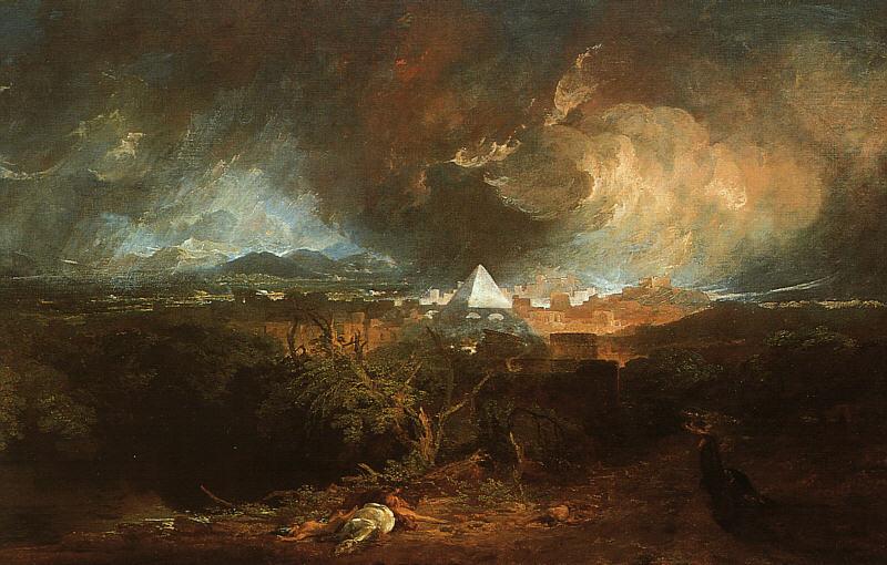 Joseph Mallord William Turner The Fifth Plague of Egypt oil painting picture